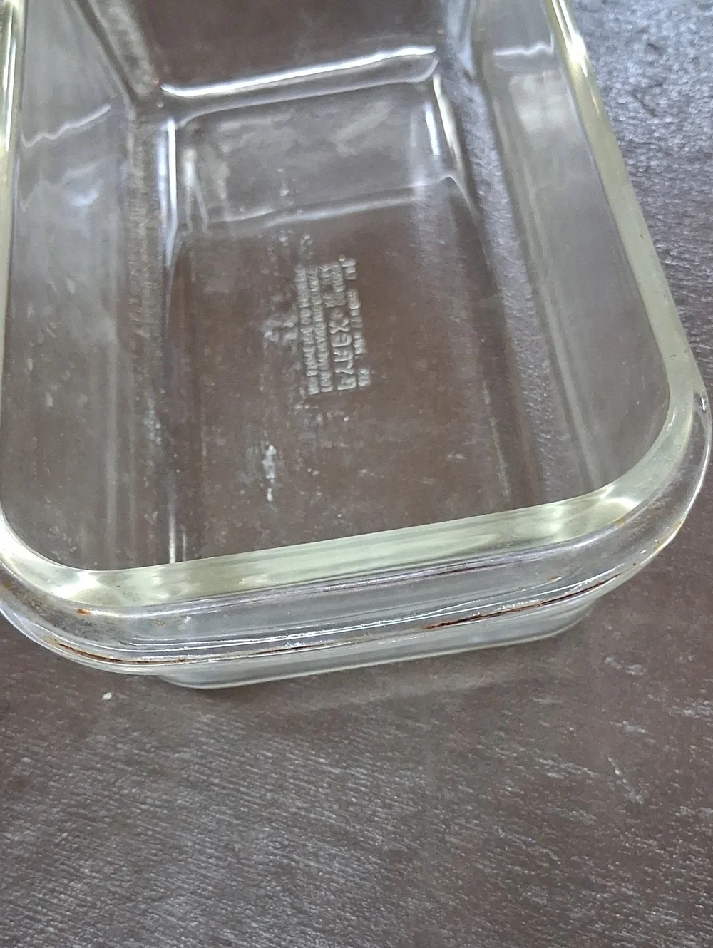 Vintage Pyrex 213 Clear Glass Loaf Pan 8.5 x‎ 4.5 x 2.5 Ovenware Made in USA